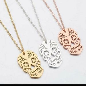 Day of the Dead Skull Necklace